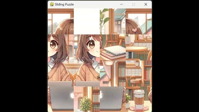 Day26 絵パズル のプレイ画面