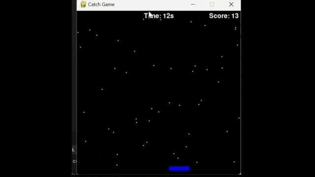 Day6 キャッチゲーム のプレイ画面